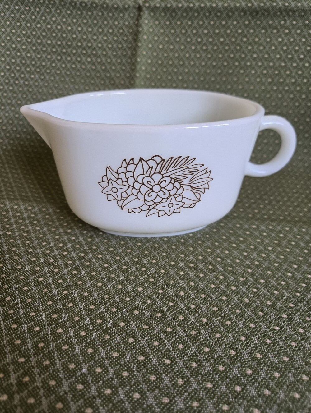 Pyrex Woodland Gravy Boat Vintage